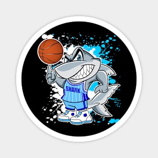 SHARK BASKETBALL Magnet